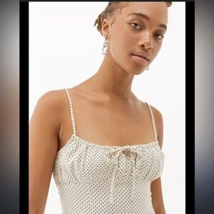 NWT kamaryn tie front mini dress urban outfitters